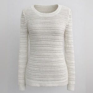 Michael Kors Ivory Textured Sweater